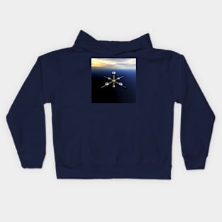 Space Satellite Kids Hoodie